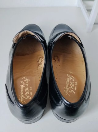 Mocasines negros de piel