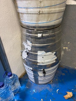 Pack de 2 bidones acero inoxidable para vino
