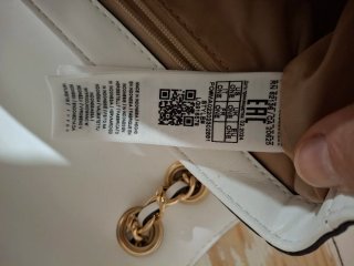 Bolso Guess Blanco Acolchado