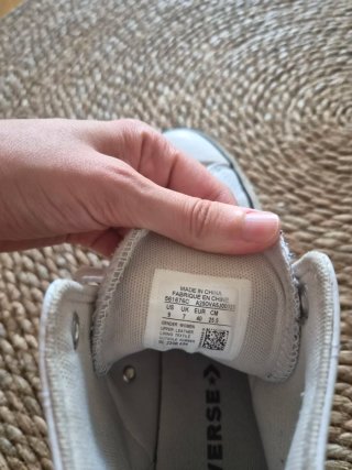 Converse All Star Blancas de Piel con plataforma