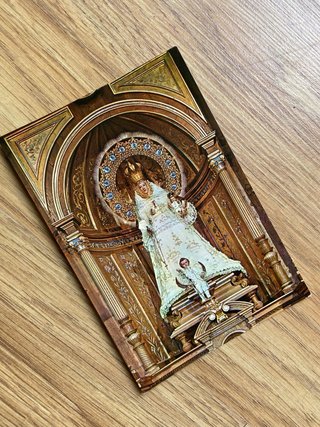 Postal Virgen de las viñas