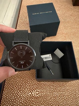 Reloj Daniel Wellington Negro Correa Malla