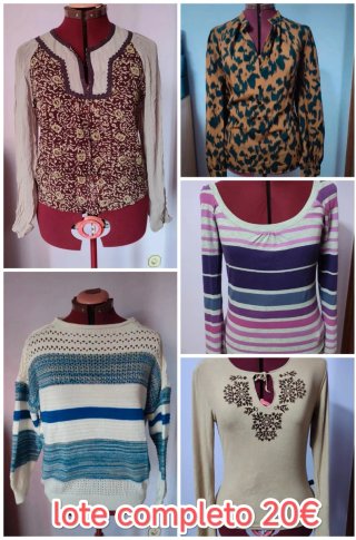 Lote de 5 prendas de ropa para mujer