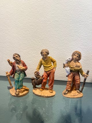 Set di 3 statuine per presepe rif 246
