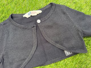 Bolero H&M Negro y Dorado 18-24 Meses