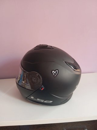 Casco Abatible LS2 Negro Mate XS