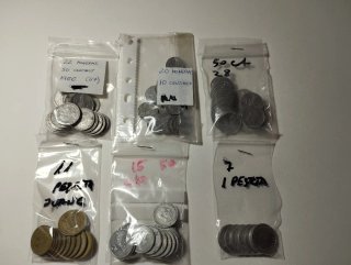 Lote monedas antiguas Franco y Juan Carlos