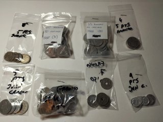 Lote monedas antiguas Franco y Juan Carlos