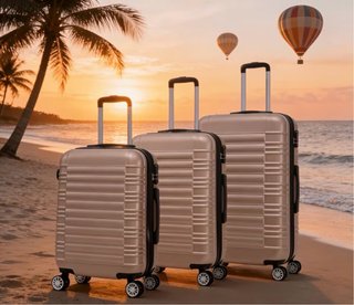 Set di 3 valigie in ABS