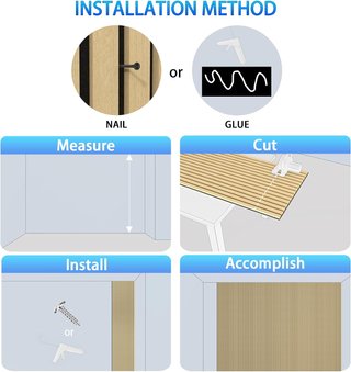 Paneles Acústicos de Pared 3D Efecto Madera