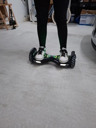 Hoverboard Nilox Negro con Luces LED