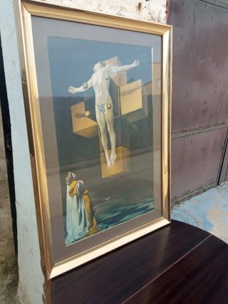 Cuadro Religioso con Marco Dorado