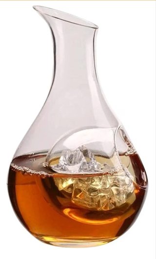 Caraffa in vetro artigianale