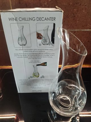 Caraffa in vetro artigianale