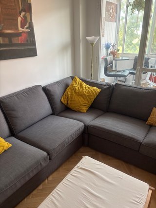 Sofá KIVIK IKEA gris