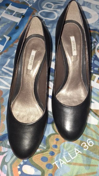 Tacones Geox Negros Talla 36