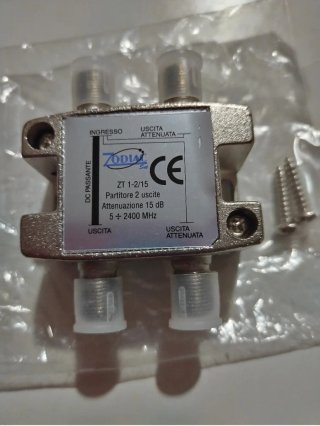 4 Partitori TV/SAT Zodiac ZT 1-2/15 (2 uscite)
