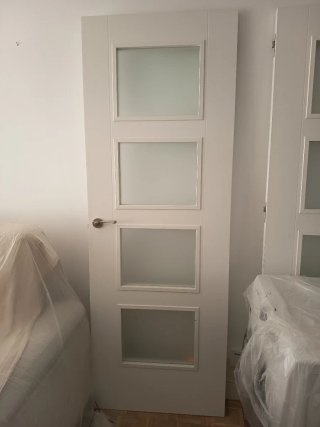 Puertas Leroy Merlín con cristal