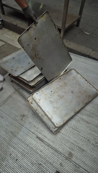 Bandejas metálicas para horno