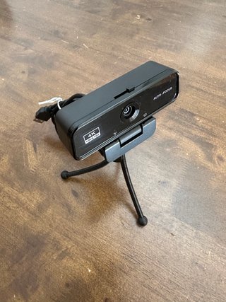 Webcam 4K con Micrófono y Mini Trípode