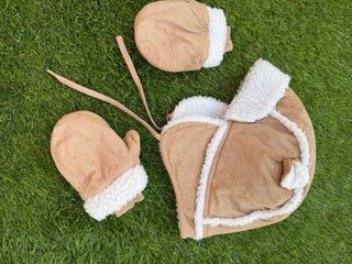 Conjunto Gorro y Guantes H&M 9-12 Meses