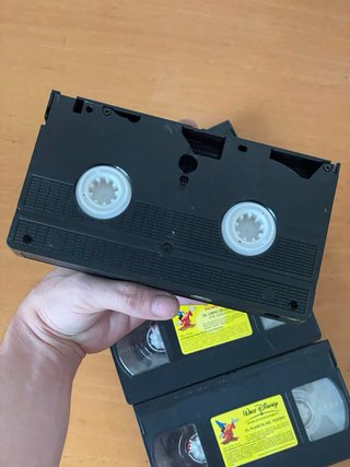 4 Películas VHS Disney (Español)