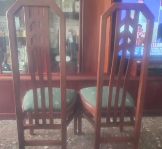 Mesa extensible con 6 sillas