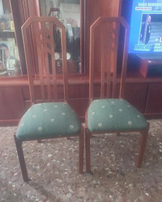 Mesa extensible con 6 sillas