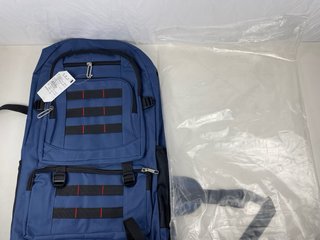 Mochila de Senderismo 65L Azul – Gran Capacidad