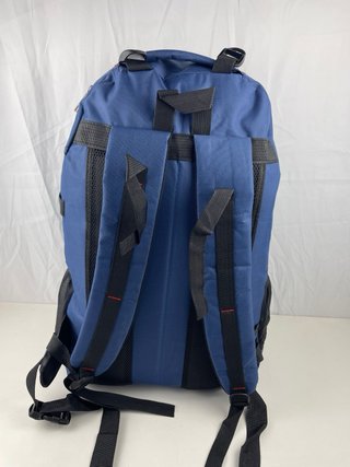 Mochila de Senderismo 65L Azul – Gran Capacidad