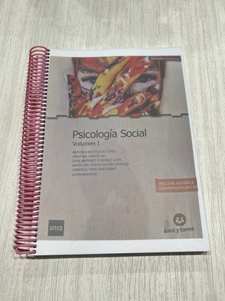 Libro Psicología social Volumen l UNED