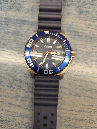 Reloj Celsus Azul y Plateado