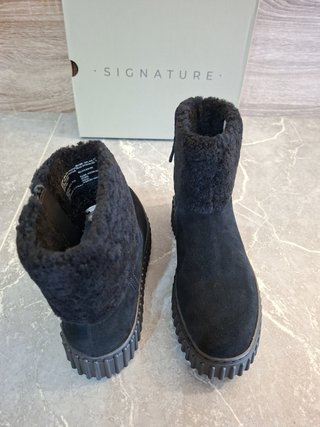 Botines Clarks Torhill Turn Negros Talla 38