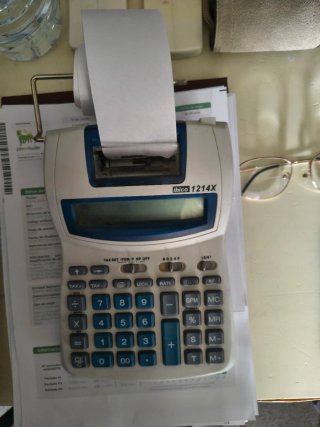 Calculadora Ibico 1214X con impresora