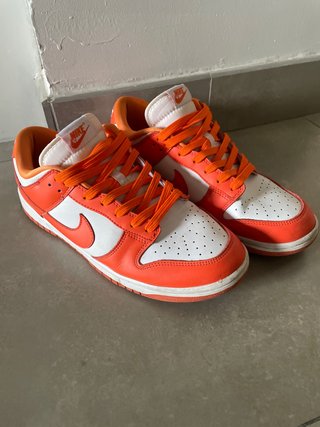 Nike Dunk Low Naranja y Blanco