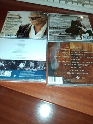 Lote 4 CDs: Sergio Dalma, Alborán y Luis Miguel