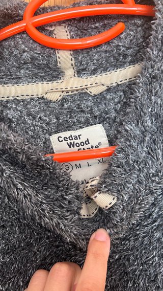 Sudadera pelo gris talla XS