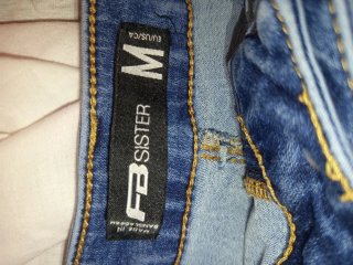 Vaquero corto azul