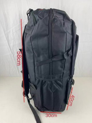 Mochila de Senderismo 65L Negro – Gran Capacidad