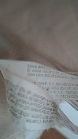 Chaqueta Zara estilo safari beige Talla L