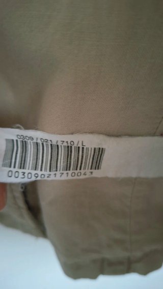 Chaqueta Zara estilo safari beige Talla L