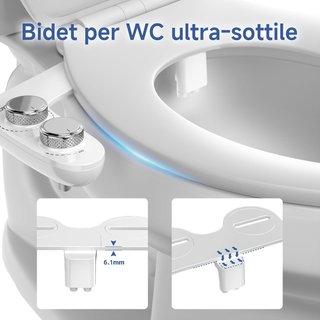Bidet per WC Ultra Sottile Auralum