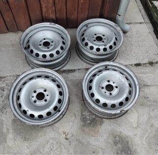 4 Cerchi in ferro 14 pollici Fiat Panda