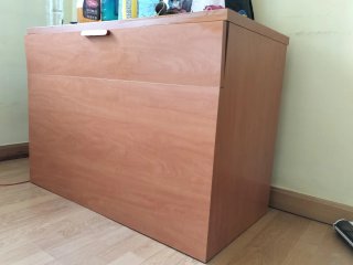 Mueble arcón de madera