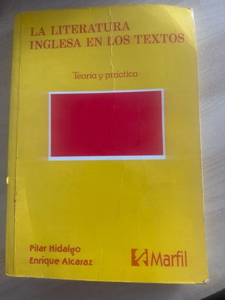 La Literatura inglesa en los textos