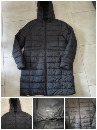 Anorak largo negro Primark