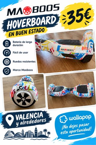 Hoverboard Maoboos 35€ Valencia
