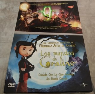 Pack 2 Películas DVD: 9 y Los Mundos de Coraline