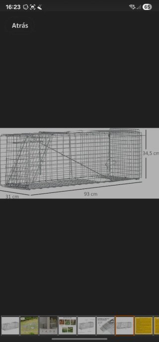 Jaula esta sin sacar de su caja