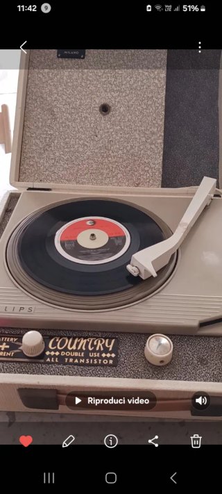 Giradischi Philips Vintage Country All Transistor